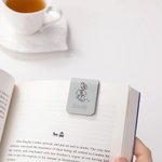 Gepersonaliseerde Aquarel Geboorte Bloem Magnetische Lederen Bladwijzer Clip met Gegraveerde Naam Verjaardag Kerstcadeau