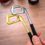 Personlig golfklubbflaskeåpner med gravert navn Bartilbehør Utdrikningslag Bursdagsgave til golfelskere Drikkeentusiaster