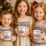 Personalised Cute Highland Cow Family 11 oz Ceramic Coffee Mug with Name Christmas Gift for Family