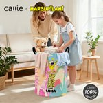 Personalised Tropical Adventure Long Tailed Marsupilami Large Storage Basket with Name Housewarming Gift for Family Friends | Callie × Marsupilami®