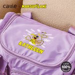 Personalised Houba Shout Long-Tailed Marsupilami Name Travel Duffel Bag with Shoes Compartment Birthday Gift for Kids Family | Callie × Marsupilami®