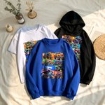 Personalized Truck Off-Road Vehicle Design Multicolour Kid T-shirt Sweatshirt Hoodie with Name Birthday Christmas Gift for Girls Boys