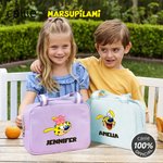 Personalised Multicolor Cute Long-Tailed Leopard Marsupilami Lunch Bag with Name Picnic Back to School Gift for Teachers Kids丨Callie × Marsupilami®