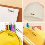 Personalized Cute Cat Fish Fabric Clothing Self-Inking Stamp with Name and Birth Flower Daily Use Birthday Gift for Family