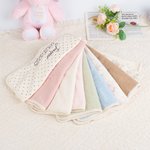 Gepersonaliseerde Schattige Jongen Beer Koe Fantasie Eenhoorn Zachte Baby Veiligheid Deken met Geborduurde Naam Verjaardag Baby Shower Gift voor Pasgeborenen