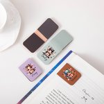 Personalisierte Hochland Kuh Leder magnetische Lesezeichen Clip mit Namen Lesen Zubehör Geburtstag Geschenk für Buchliebhaber Bücherwurm