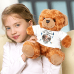 Personalizado Pájaro Mariposa Peluche Oso con Foto Camiseta Sudadera Nombre y Año Conmemorativo Cumpleaños Regalo para Niños