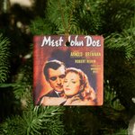 Personalized Vintage Movie Photo Ceramic Ornament Home Tree Decor Christmas Gift for Movie Lovers