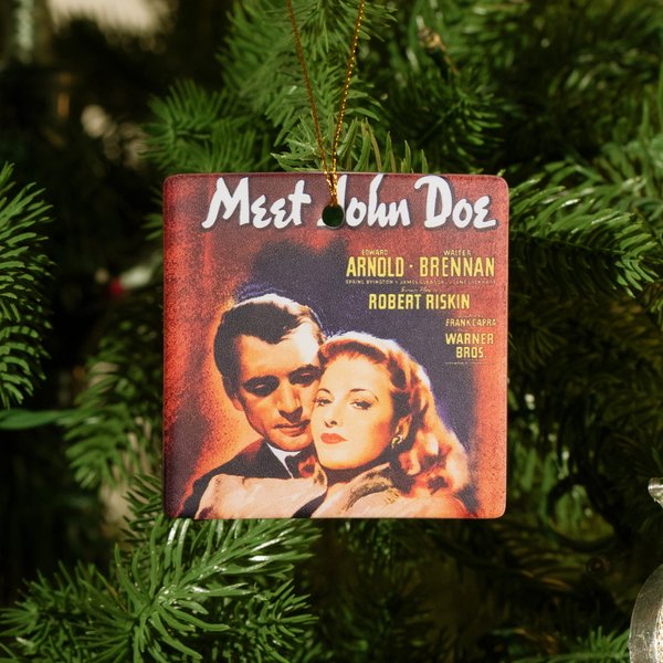 Personalised Vintage Movie Photo Ceramic Ornament Home Tree Decor Christmas Gift for Movie Lovers