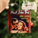 Personalized Vintage Movie Photo Ceramic Ornament Home Tree Decor Christmas Gift for Movie Lovers