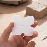 Imprimé 3D personnalisé Nom Poterie Pied Forme de la jante Outil d'utilisation quotidienne Cadeau d'anniversaire pour l'amateur de poterie 4