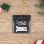 Personalized Vintage Movie Photo Ceramic Ornament Home Tree Decor Christmas Gift for Movie Lovers