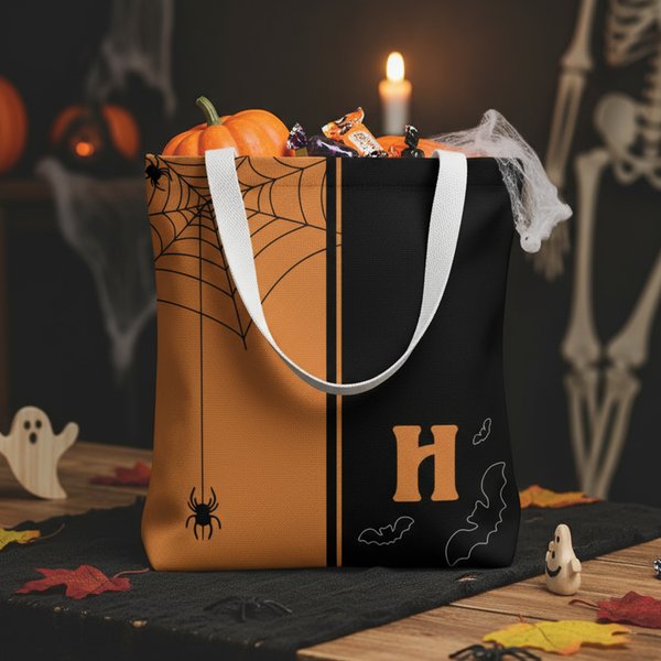 Sac à dos en toile d'araignée personnalisé avec initiales Cadeau de fête pour les gothiques Amis