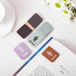 Personalizzato floreale serpente magnetico in pelle clip segnalibro con nome lettura cancelleria forniture regalo di compleanno per i topi di biblioteca amanti serpente