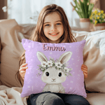Taie d'Oreiller Personnalisée avec Nom Décoration Maison Noël Anniversaire Cadeau pour Garçons Filles