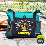 Personalised Cute Tail-Bouncing Marsupilami Tote Bag with Name and Mesh Pockets Birthday Mother's Day Gift for Kids Moms | Callie × Marsupilami®