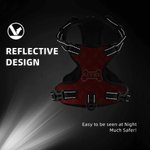 Personalised 3D Cartoon Dog Paw Bone Design Adjustable Reflective Pet Chest Harness with Name Pet Party Birthday Gift for Dog Owners