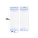 Personalised Watercolour Lines Bible Side Notes Notepad with Text Set of 2 Birthday Baptism Gift for Christian