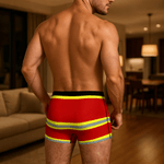 Personalisierte Spaß Feuerwehrmann Design Herren Boxer Slip Unterwäsche mit Namen Geburtstag Valentinstag Weihnachten Geschenk für Ehemann Freund