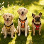 Personalised 3D Cartoon Dog Paw Bone Design Adjustable Reflective Pet Chest Harness with Name Pet Party Birthday Gift for Dog Owners