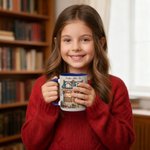 Personalized Take Me To Bookstore 11 oz 15 oz Ceramic Mug with Name Birthday Anniversary Christmas Gift for Book Lovers Bookworms