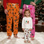 Personalised Face Photo Soft Skin-Friendly Pyjama Pants with Name and Drawstring Waistband Halloween Christmas Birthday Gift for Family Friends