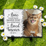Gepersonaliseerde You Were My Favorite Hello huisdier gedenkteken foto tuin steen met naam binnenplaats Keepsake geschenk voor huisdiereigenaren tuinieren liefhebbers