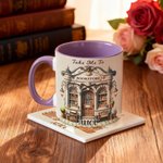 Personalized Take Me To Bookstore 11 oz 15 oz Ceramic Mug with Name Birthday Anniversary Christmas Gift for Book Lovers Bookworms