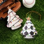 Personalized Colourful Lights Christmas Tree Ball Sports Ornament with Name and Number Home Tree Decor Christmas Gift for Friends Sports Lovers