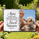 Gepersonaliseerde You Were My Favorite Hello huisdier gedenkteken foto tuin steen met naam binnenplaats Keepsake geschenk voor huisdiereigenaren tuinieren liefhebbers