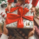 Gepersonaliseerde Gouden Rendier Kerstboom Waterdichte Stickers met Initiaal en Naam Cadeauversiering en Kerstfeestjes voor Familie en Kinderen