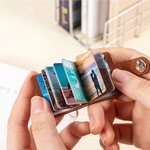 Portachiavi personalizzato con album fotografico da 10-14 foto e testo inciso - Regalo di compleanno e anniversario per amici e coppie