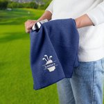 Personligt broderat klassiskt golfelement Absorberande våfflad golfhandduk med hängande klämma Daglig träning Födelsedagspresent för golfspelare som älskar