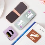 Segnalibro magnetico in pelle PU personalizzato con nome fiore e iniziale accessorio per letture regalo per amanti dei libri