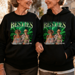 Spersonalizowana koszulka z kapturem Bestie Photo You Get Me I Get You Bluza z kapturem z imieniem Świąteczny prezent rocznicowy dla sióstr przyjaciółek
