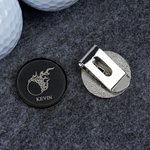 Personalisierte Golf Thema Monogramm Design magnetische Hut Clip Geburtstagsgeschenk für Golfspieler Trainer