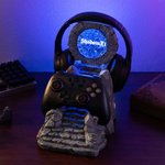 Support LED réglable pour casque et manette avec nom Cadeau d'anniversaire pour les amateurs de jeux vidéo