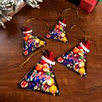 Personalisierte Santa Hut Billard Weihnachten Lichter Acryl Ornament mit Namen Home Decor Weihnachtsgeschenk für Billard-Liebhaber