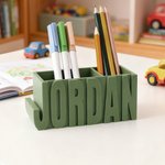 Spersonalizowany długopis z nadrukiem 3D z imieniem i 2 przegrodami Powrót do szkoły Urodziny Prezent świąteczny dla nauczyciela Uczeń