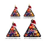 Personalisierte Santa Hut Billard Weihnachten Lichter Acryl Ornament mit Namen Home Decor Weihnachtsgeschenk für Billard-Liebhaber