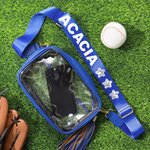 Spersonalizowana wielokolorowa przezroczysta torba na stadion Crossbody z imieniem i frędzlami do codziennego użytku Prezent urodzinowy dla niej Miłośnicy sportu