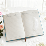 Personalized Letters to the Bride Couple A5 Journal Notebook with Name and Date Wedding Anniversary Gift for Bride Couple