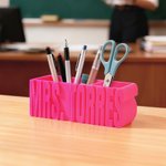 Spersonalizowany długopis z nadrukiem 3D z imieniem i 2 przegrodami Powrót do szkoły Urodziny Prezent świąteczny dla nauczyciela Uczeń