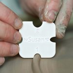 Imprimé 3D personnalisé Nom Poterie Pied Forme de la jante Outil d'utilisation quotidienne Cadeau d'anniversaire pour l'amateur de poterie 1