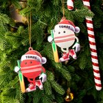Ornamento natalizio multisport personalizzato in acrilico con nome Regalo di Natale per atleti e allenatori