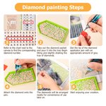Personalizzato fai da te in resina Diamante Foto Kit di pittura Camera Decor Natale Compleanno Anniversario Regalo per la famiglia Coppia Pet Lover