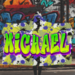 Personalisierte Graffiti-Stil Multicolor Kapuzendecke mit Namen Home Decor Geburtstag Weihnachten Geschenk für Jugendliche Freunde Graffiti-Liebhaber