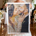 Personligt DIY diamantmålning foto målarkit rum dekoration födelsedags och årsdag present present för familj par och husdjur älskare