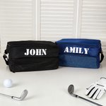 Personalized Name Design Large Golf Trunk Organizer Storage Bag with Adjustable Compartments Golf Accessories Birthday Christmas Gift for Golf Lovers