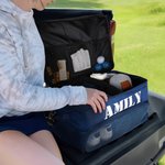 Personalized Name Design Large Golf Trunk Organizer Storage Bag with Adjustable Compartments Golf Accessories Birthday Christmas Gift for Golf Lovers